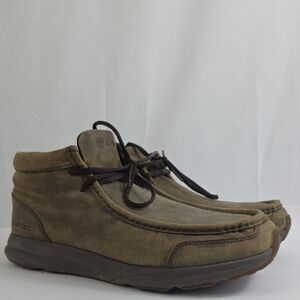 Ariat Spitfire Chukka Brown Bomber Full-grain Leather Men's Boots.